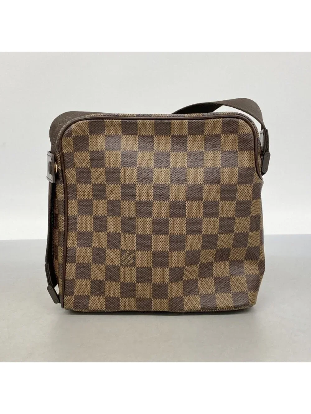 Louis Vuitton Shoulder Bag Damier Olaf PM Ebene